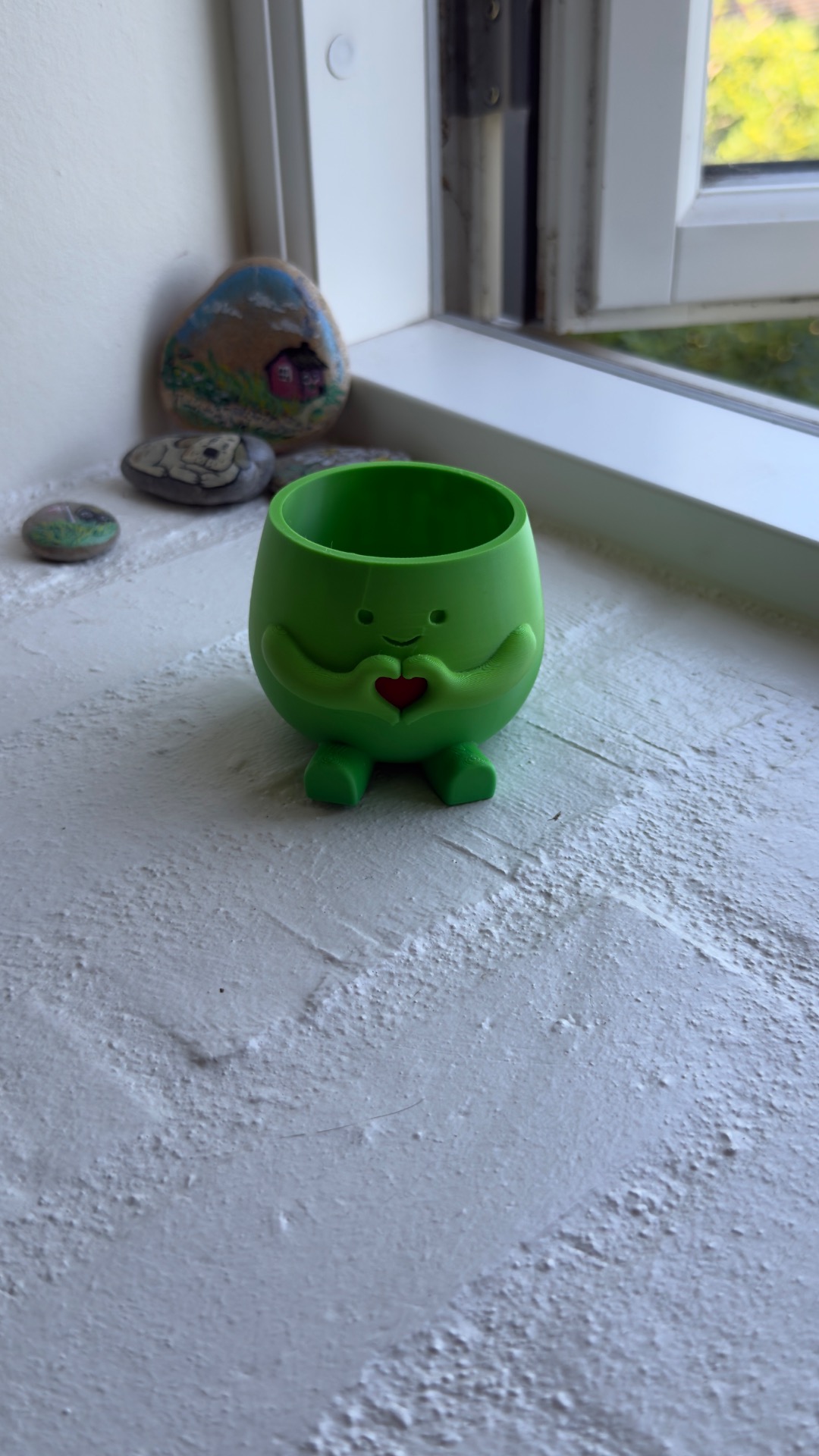 Hjertesød urtepotte
